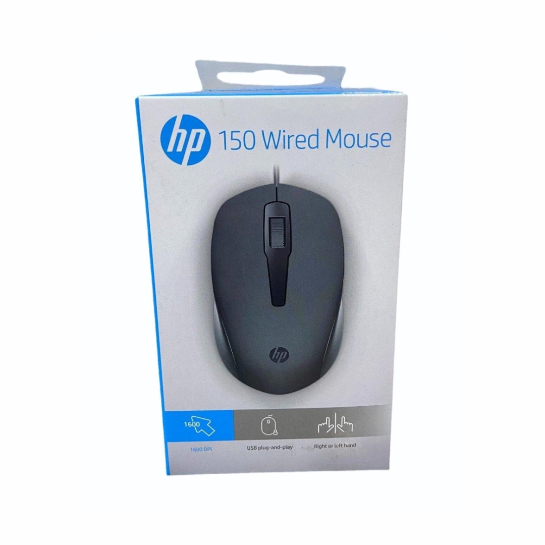 Mouse HP USB 150 preto