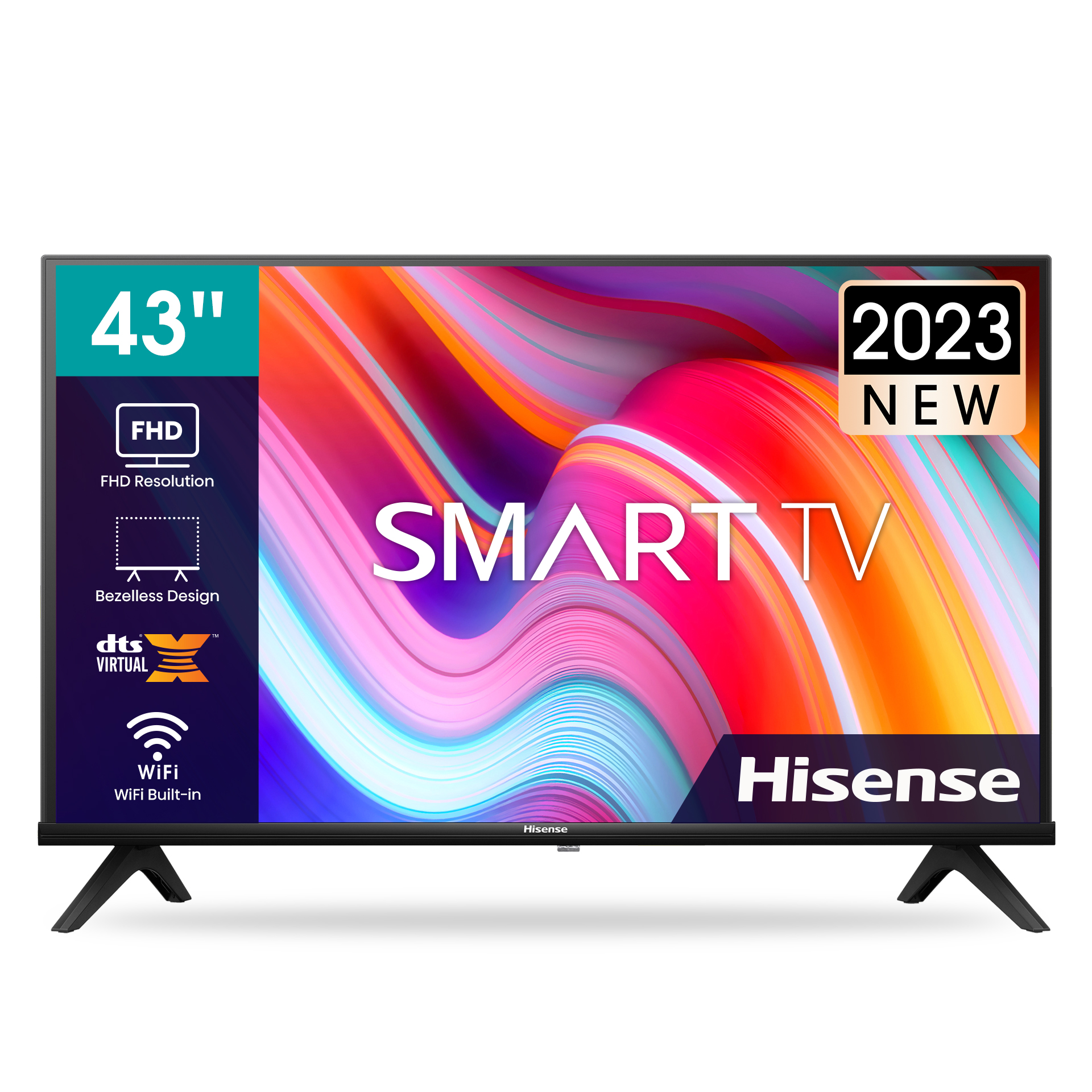 TV Smart VIDAA OS Hisense A4 Series 43” Polegadas