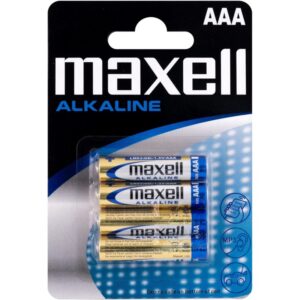 PILHA AAA LR03 CX/4 MAXELL ALKALINE