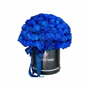 Box Com Rosas Azuis Perfumadas