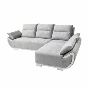 Sofá de Canto Elegance Grey com Chaise Longue