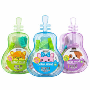 Kit Massa de Modelar Infantil 12 Cores Buckey Ban