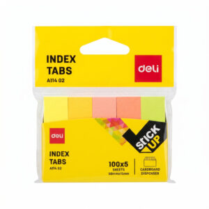 Marcadores de Página Adesivos Deli Index Tabs