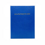 Livro de Ponto de Aulas A4 Capa Dura Azul