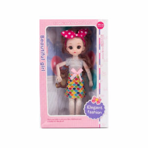Boneca Infantil Articulada “Menina Bonita”