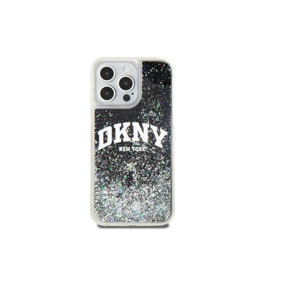 Capa DKNY Liquid Glitter Arch Logo para iPhone 13 Pro Max