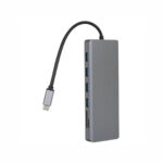 Adaptador USB -C HDTV 13-1  4K  USB 3.0 Leitor de Cartão WPS 15W
