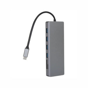 Adaptador USB -C HDTV 13-1  4K  USB 3.0 Leitor de Cartão WPS 15W