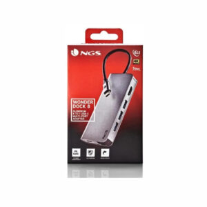 NGS Adaptador 5GBPS Multiportas USB-C 8em1