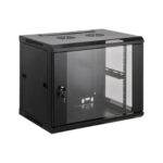 Armário 9u 600x450 19 aço preto