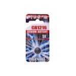 Pilha de Botão de Lítio Maxell CR1216 3V