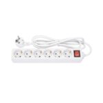Ficha Sêxtupla Manhattan 6 Outlets 2M 16A IP20