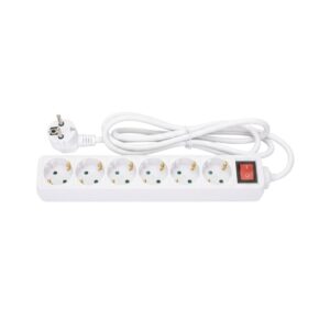 Ficha Sêxtupla Manhattan 6 Outlets 2M 16A IP20