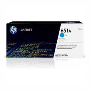 Cartucho de Toner Original HP 651A Ciano (CE341A)