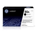 Cartucho de Toner Preto Original HP 80A (CF280A)