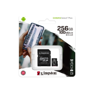 Cartão de Memória MicroSDXC Kingston Canvas Select Plus 256GB