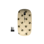 Mouse Sem Fio Design Abelhas