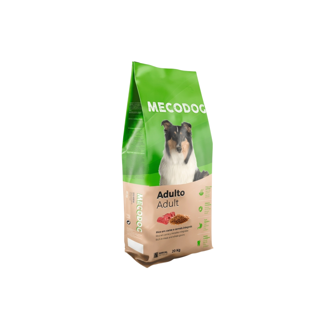 Ração para cão adulto mecodog 20kg b