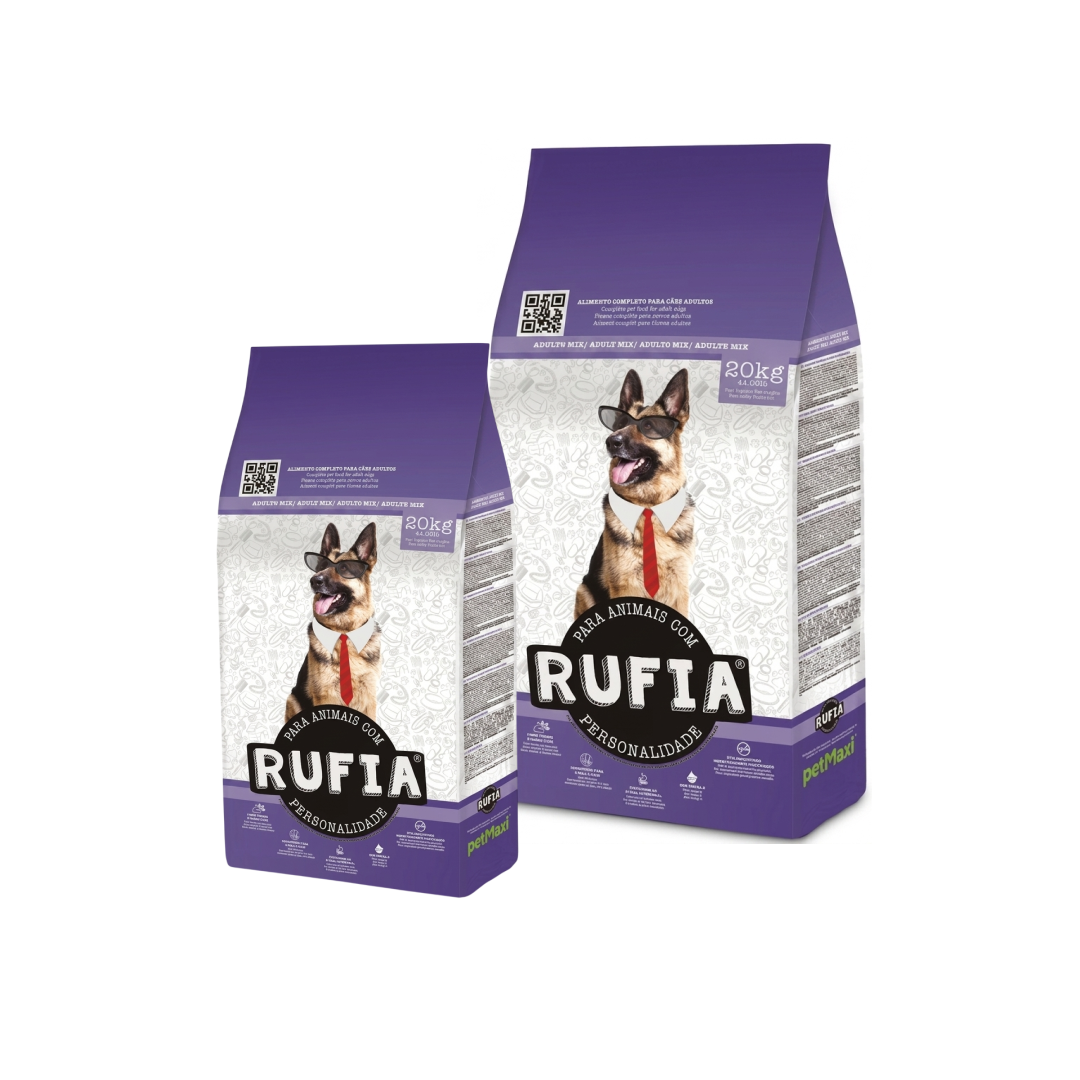 Ração para cão adulto mix rufia 20kg