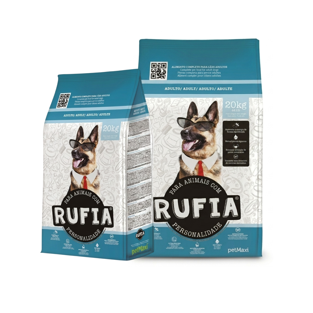 Ração para cão adulto rufia 20kg d