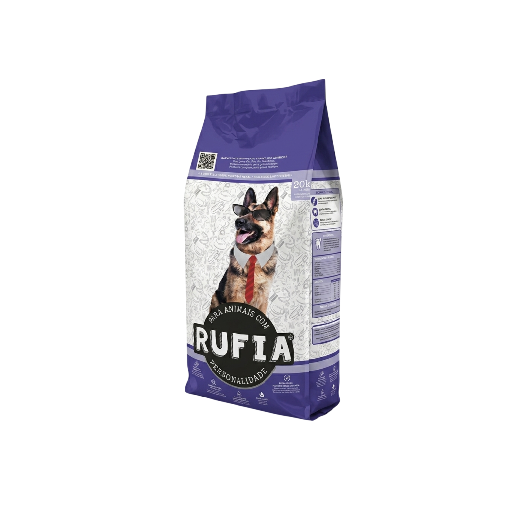 Ração para cão alta energia rufia 20kg b