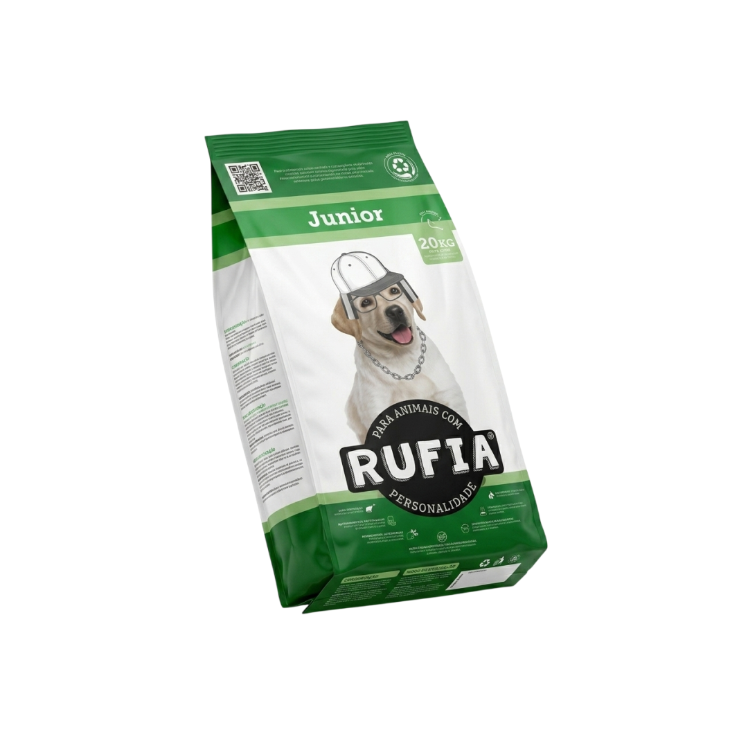 Ração para cão júnior rufia 20kg c