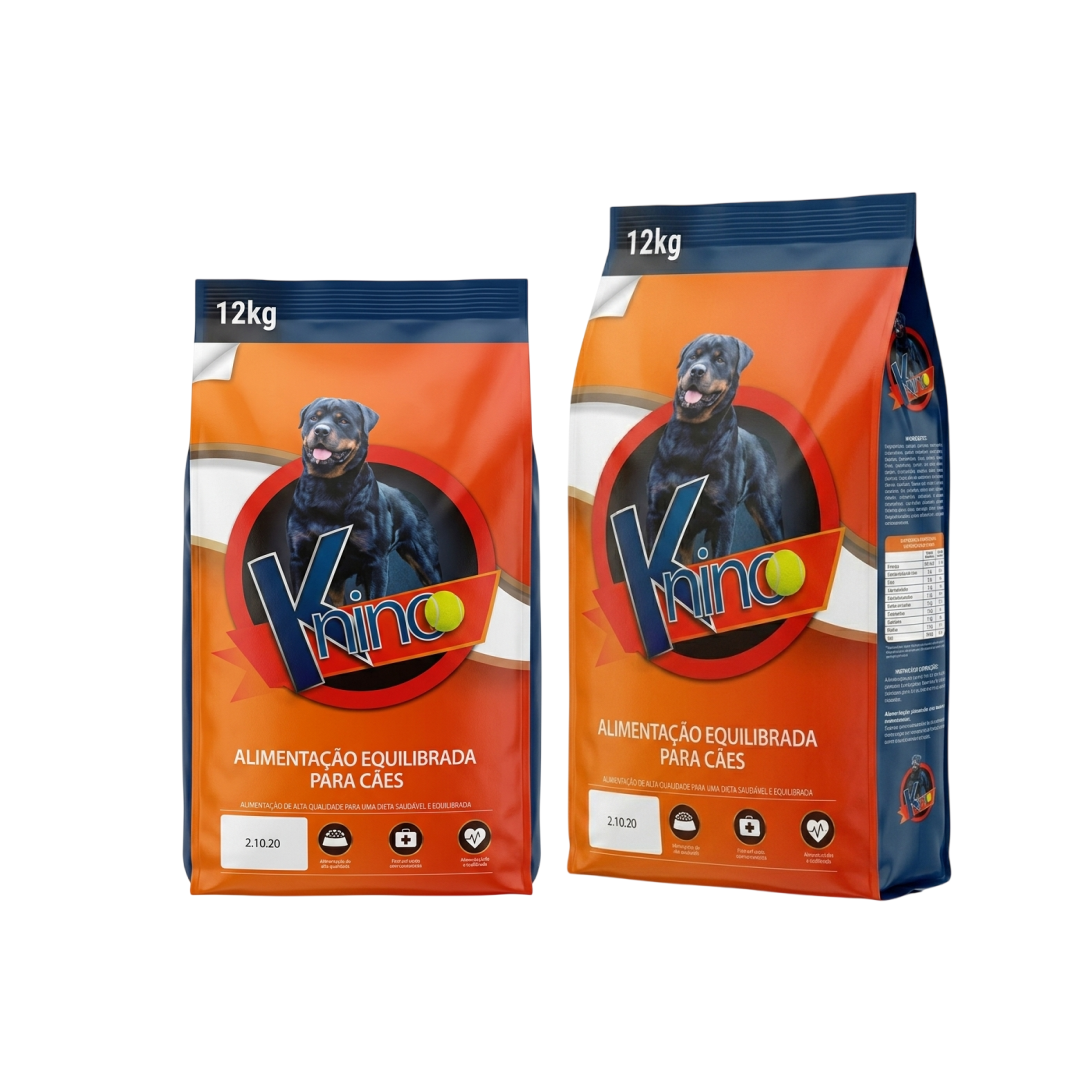 Ração para cão knino 12kg c