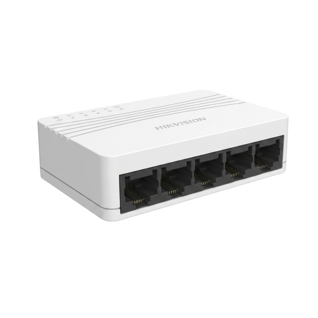 SWITCH 5 DE MESA HIK VISION 10100 5 PORTAS 10100Mbps a