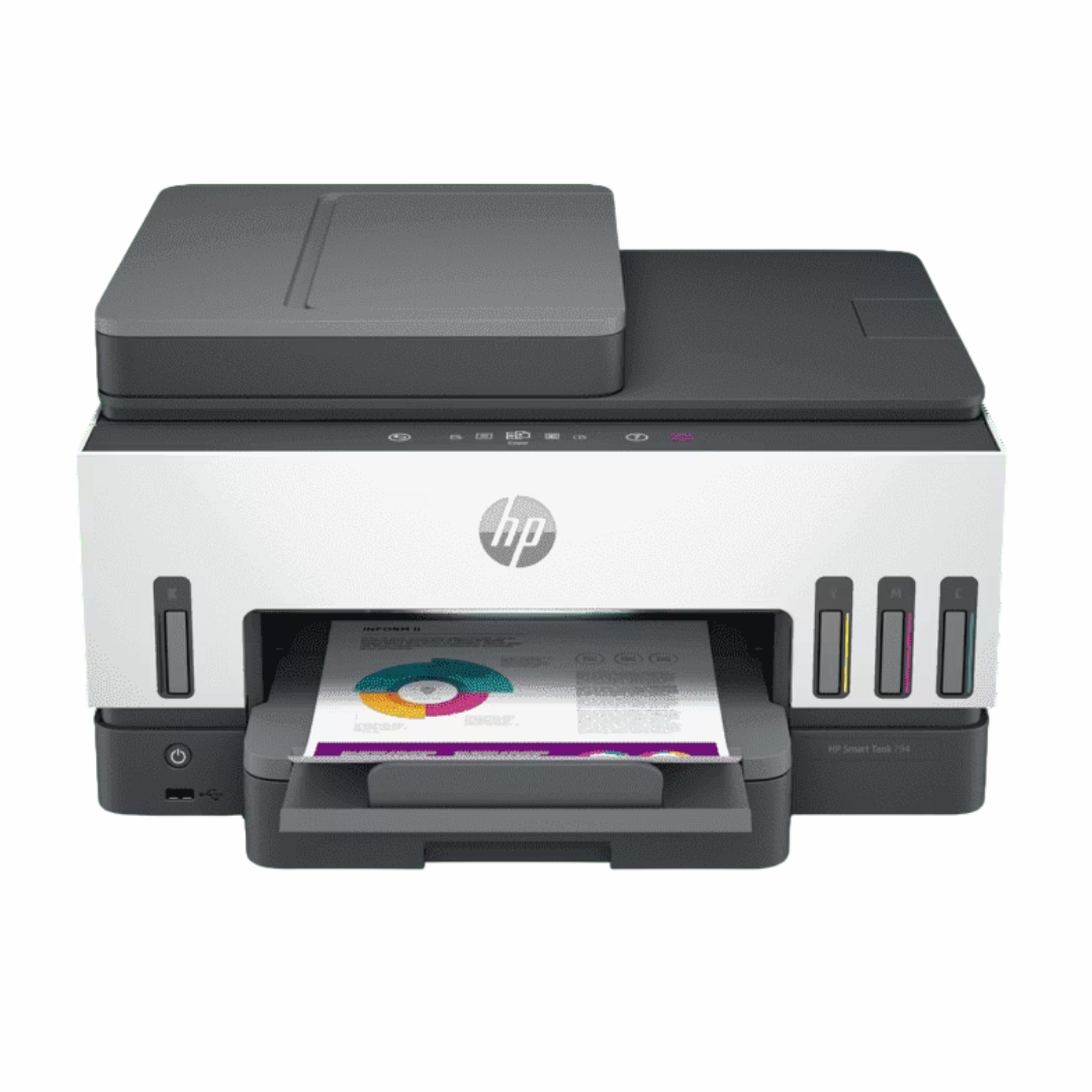 Impressora Multifuncional HP Smart Tank 794 + Frasco de Tinta HP GT53 Preto Original 1