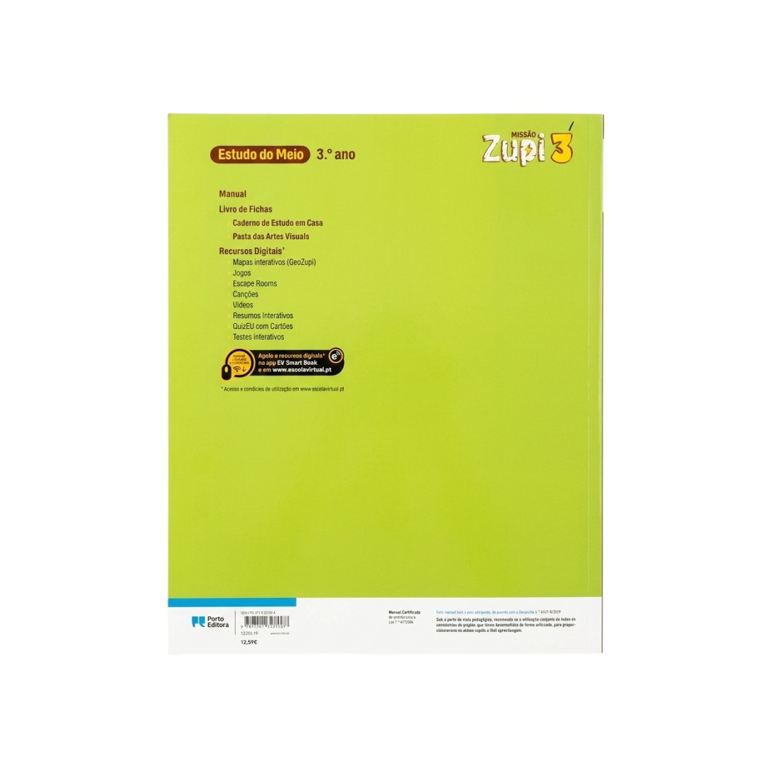 MISSÃO Zupi - Estudo do Meio - 3.º Ano